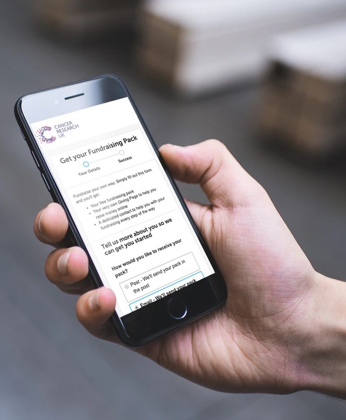 Cancer Research UK's activity management product