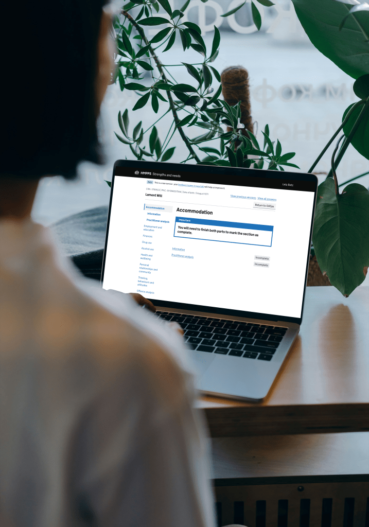 The new ARNS tool open on a laptop computer